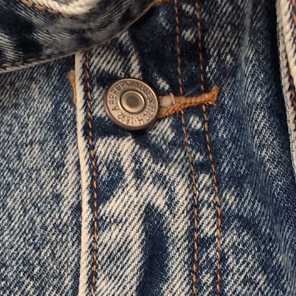 Abercrombie & Fitch Blue Denim Mini Skirt 12 - Picture 3 of 8